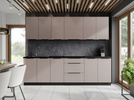Front do zmywarki ARONA ZM 713 x 596 CASHMERE / CZARNY MAT